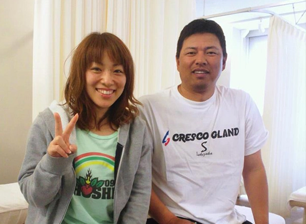 元阪神タイガース 藪恵壹様／ヨネックス 今別府選手