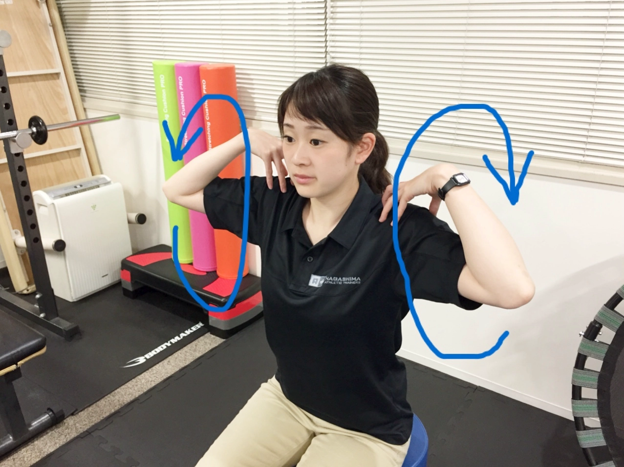 おすすめエクササイズ（肩甲骨の可動域向上）