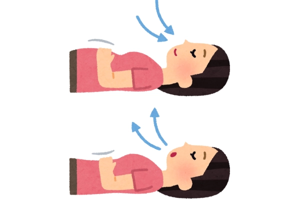 ストレッチや呼吸(腹式呼吸・胸式呼吸)