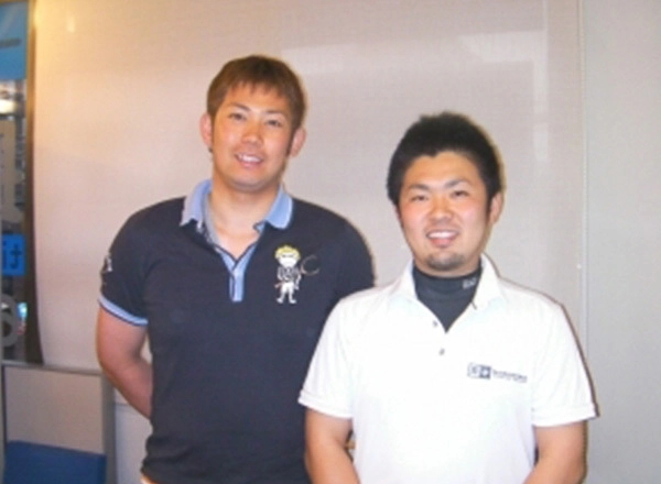 お客様との記念写真