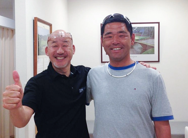 お客様との記念写真