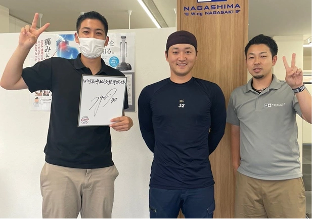 お客様との記念写真