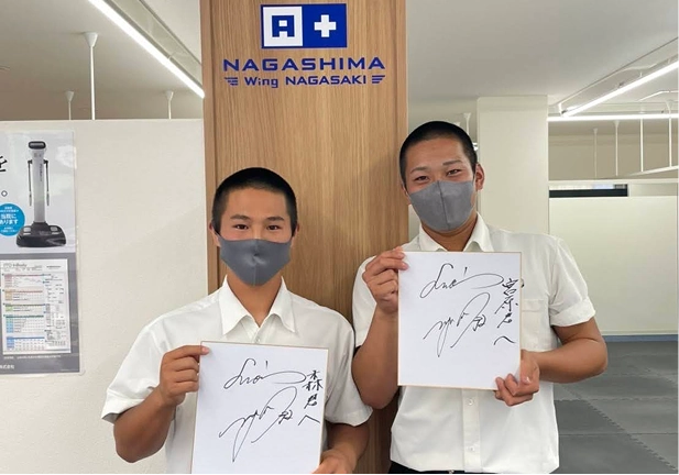 お客様との記念写真