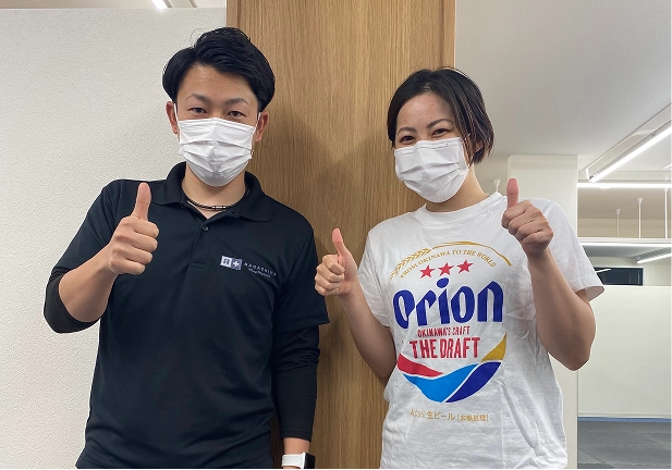 お客様との記念写真
