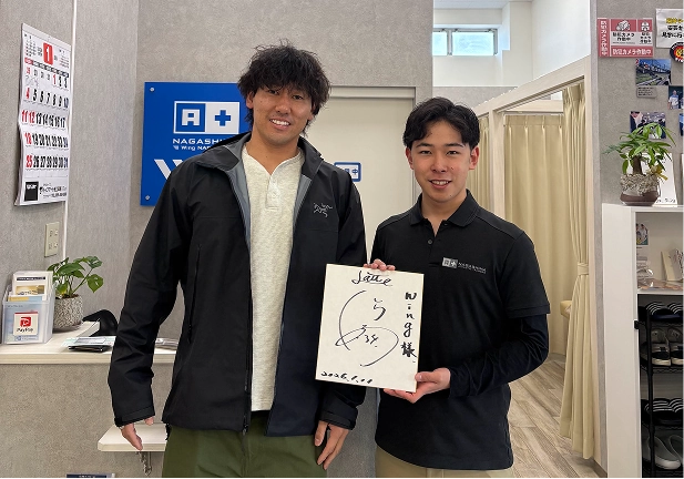 お客様との記念写真