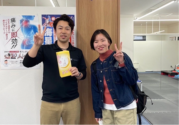 お客様との記念写真