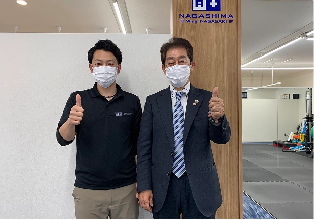 お客様との記念写真