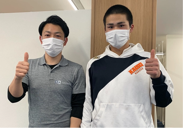 お客様との記念写真