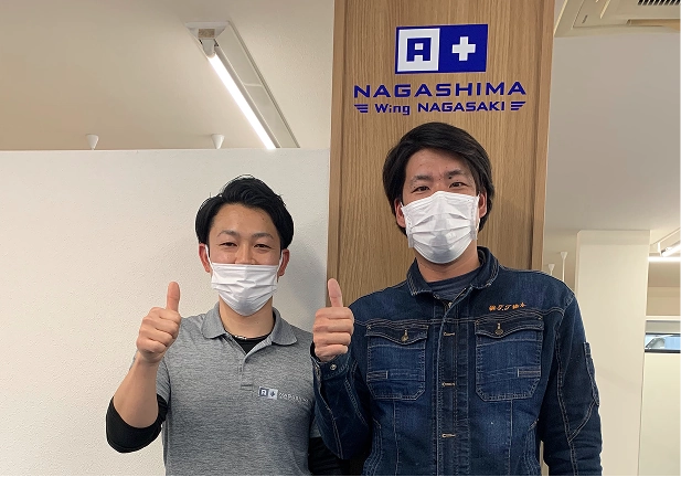 お客様との記念写真